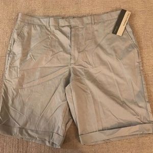 Perry Ellis Mens Flat Front Shorts‎ Sz 38 NEW